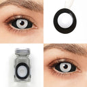 Black and White Sclera Lenses
