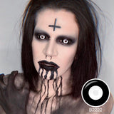 Black and White Sclera Lenses