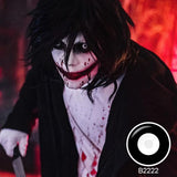Black and White Sclera Lenses