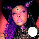 Blind White Sclera Lenses