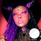 Blind White Sclera Lenses