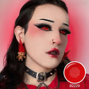 Red Mesh Sclera Lenses