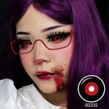 Tokyo Ghoul Black and Red Sclera Lenses