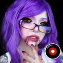 Tokyo Ghoul Black and Red Sclera Lenses