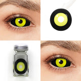 Sith Ichigo Black and Yellow Sclera Lenses