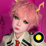Sith Ichigo Black and Yellow Sclera Lenses