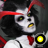 Sith Ichigo Black and Yellow Sclera Lenses