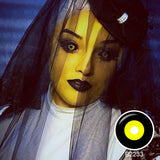 Sith Ichigo Black and Yellow Sclera Lenses