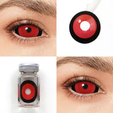 Black Ring Red Sclera Lenses