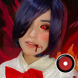 Black Ring Red Sclera Lenses