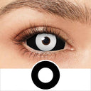 Vampire Black & White Sclera Lenses