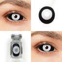 Vampire Black & White Sclera Lenses