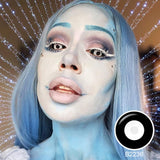 Vampire Black & White Sclera Lenses