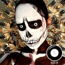 Vampire Black & White Sclera Lenses