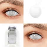 All White Mesh Sclera Lenses