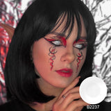 All White Mesh Sclera Lenses