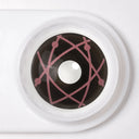 Red Star Trails Sclera Lenses