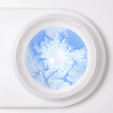 Ice Age Blue and White Sclera Lenses