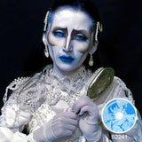 Ice Age Blue and White Sclera Lenses