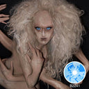 Ice Age Blue and White Sclera Lenses