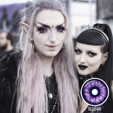 Purple Flash Sclera Lenses