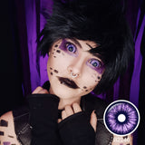 Purple Flash Sclera Lenses