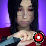 Uchiha 3 Tomoe Sharingan Sclera Contacts
