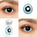 Black and Blue Sclera Lenses