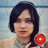 Fire Red Sclera Lenses