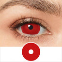 All Red Mini Sclera Lenses
