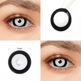 Black And White Mini Sclera Lenses