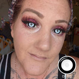 Black And White Mini Sclera Lenses