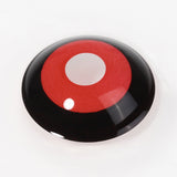 Black Ring Red Mini Sclera Lenses