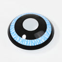 Black And Blue Mini Sclera Lenses