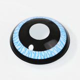 Black And Blue Mini Sclera Lenses