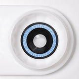 Black And Blue Mini Sclera Lenses