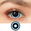 Black And Blue Mini Sclera Lenses
