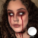 White Blind Mini Sclera Lenses