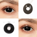 All Black Mini Sclera Lenses