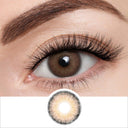 Iris Cocoa Brown Colored Contacts