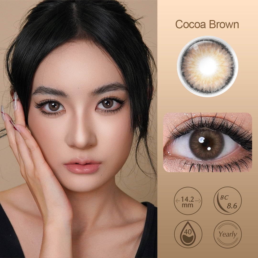 Iris Cocoa Brown Colored Contacts – FreshGo