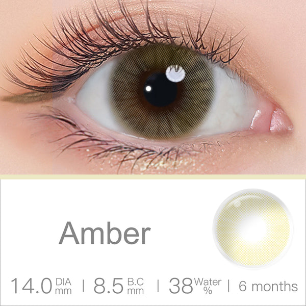 Queen Amber Colored Contacts