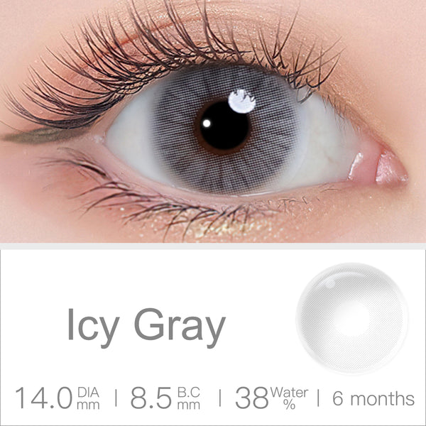 Queen Icy Gray Colored Contacts