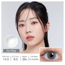 Queen Icy Gray Colored Contacts