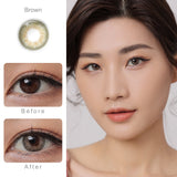 Gleam Brown Colored Contacts