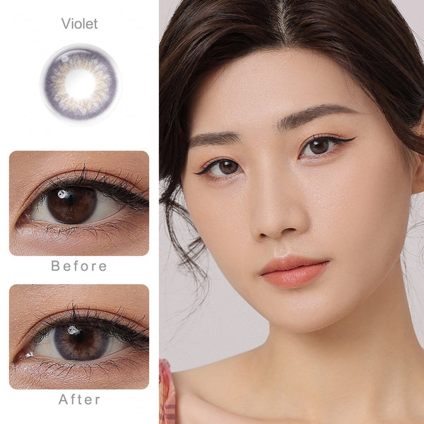 Gleam Violet Colored Contacts