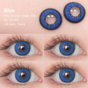 Flame Blue Colored Contacts