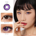 Flame Violet Colored Contacts