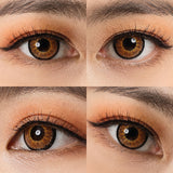 Neon Brown Colored Contacts