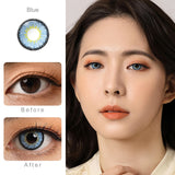Neon Blue Colored Contacts